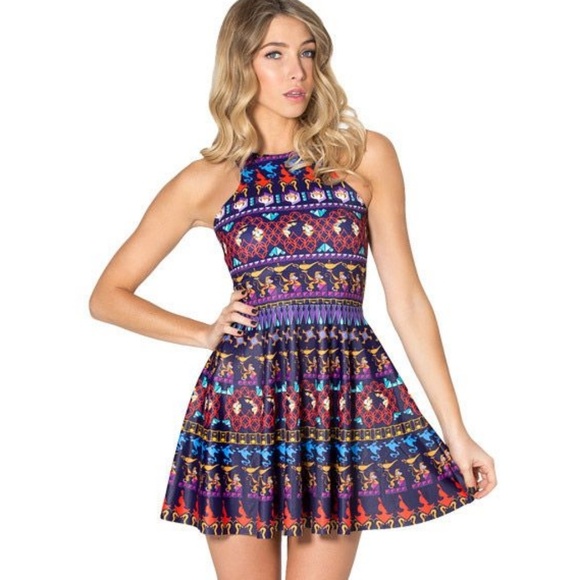 Blackmilk Dresses & Skirts - BlackMilk Aladdin XL Reversible Skater